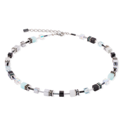 GeoCUBE® Iconic Halskette Ice Serenity silber von COEUR DE LION