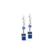 GeoCUBE® Iconic Ohrringe Azure Spirit silber von COEUR DE LION