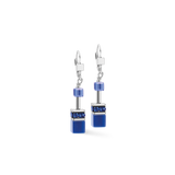 GeoCUBE® Iconic Ohrringe Azure Spirit silber