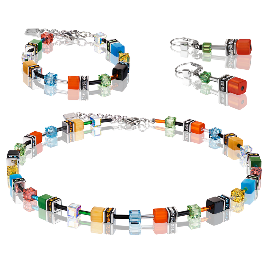 GeoCUBE® Ohrringe Multicolor daylight