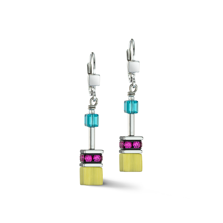 GeoCUBE® Iconic Ohrringe Multicolor Fancy