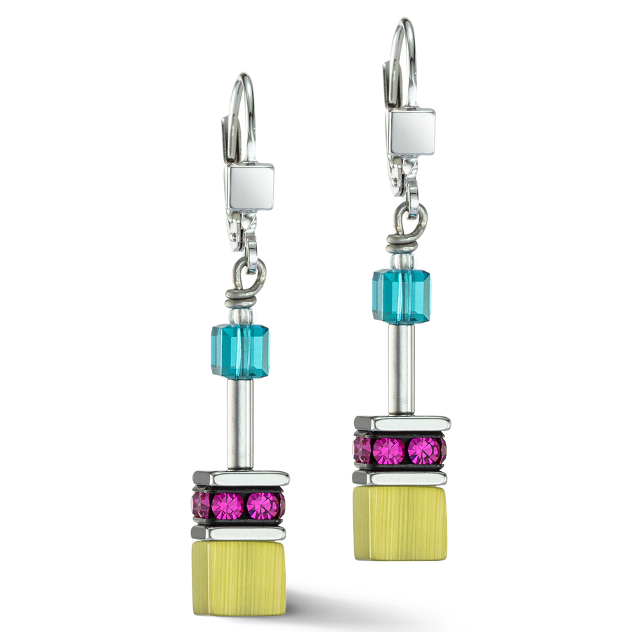 GeoCUBE® Iconic Ohrringe Multicolor Fancy