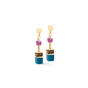 GeoCUBE® Iconic Ohrringe Multicolor Boho gold von COEUR DE LION