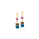 GeoCUBE® Iconic Ohrringe Multicolor Boho gold