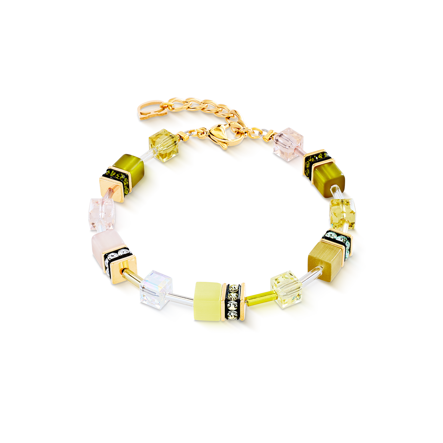 GeoCUBE® Iconic Armband Olive Blossom von COEUR DE LION