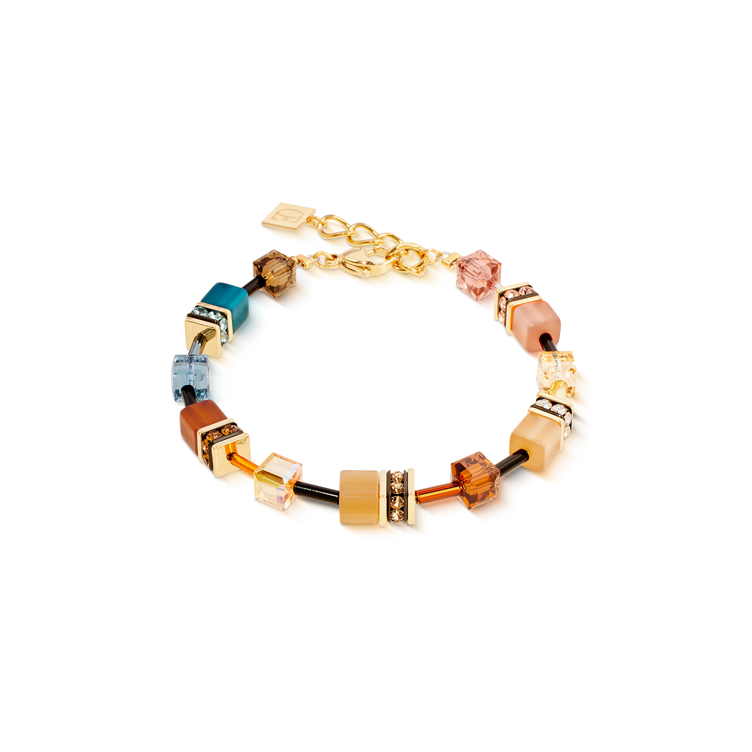 GeoCUBE® Iconic Armband Earth Mirage gold von COEUR DE LION