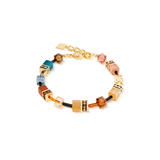 GeoCUBE® Iconic Armband Earth Mirage gold