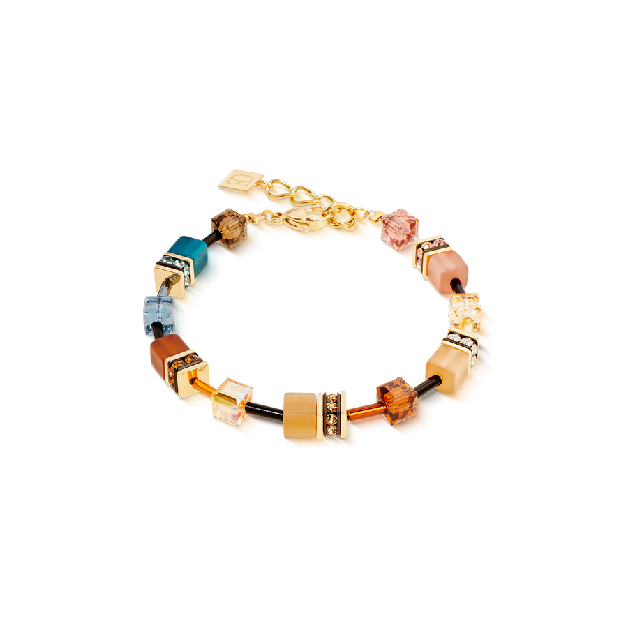 GeoCUBE® Iconic Armband Earth Mirage gold