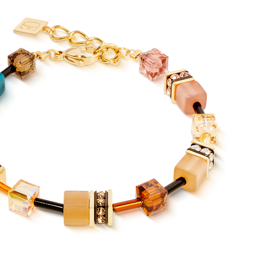 GeoCUBE® Iconic Armband Earth Mirage gold