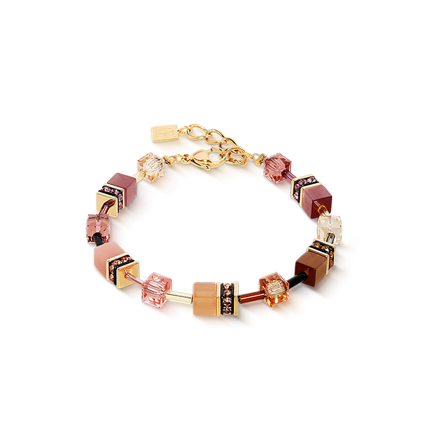 GeoCUBE® Iconic Armband golden Blush