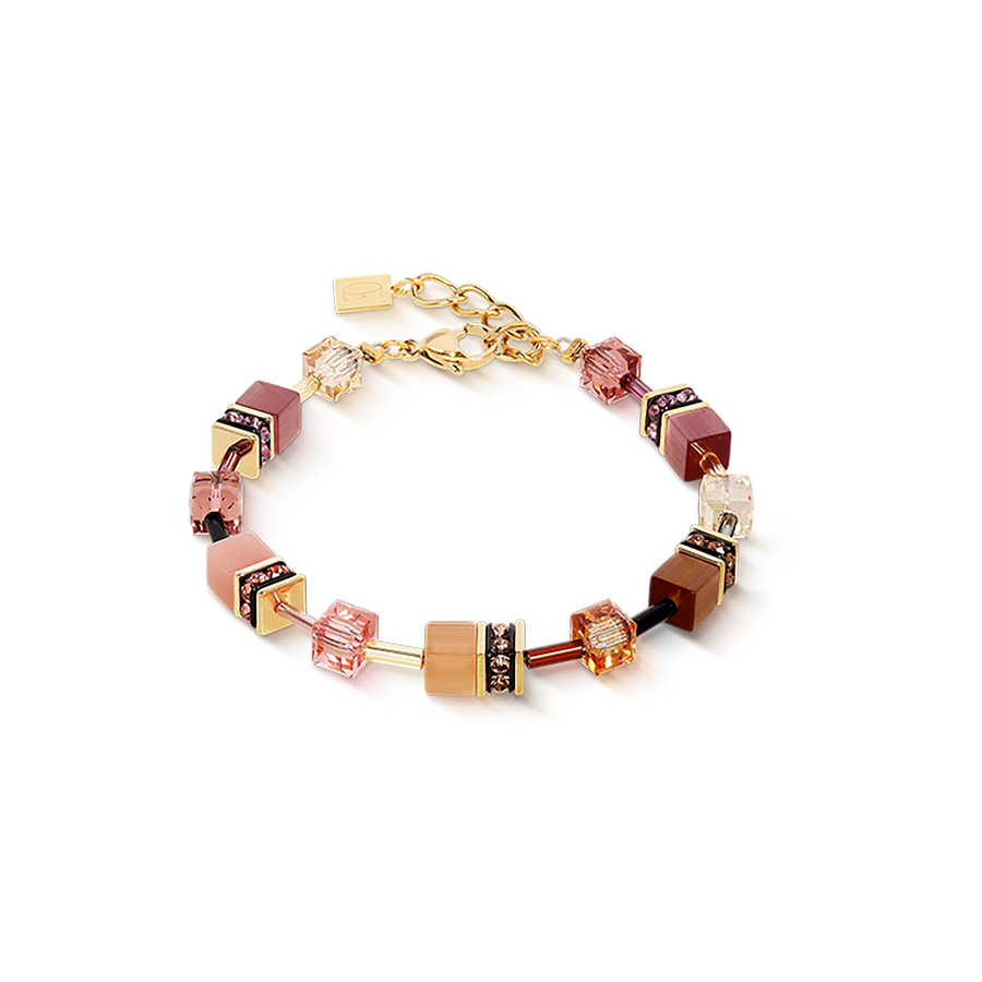 GeoCUBE® Iconic Armband golden Blush