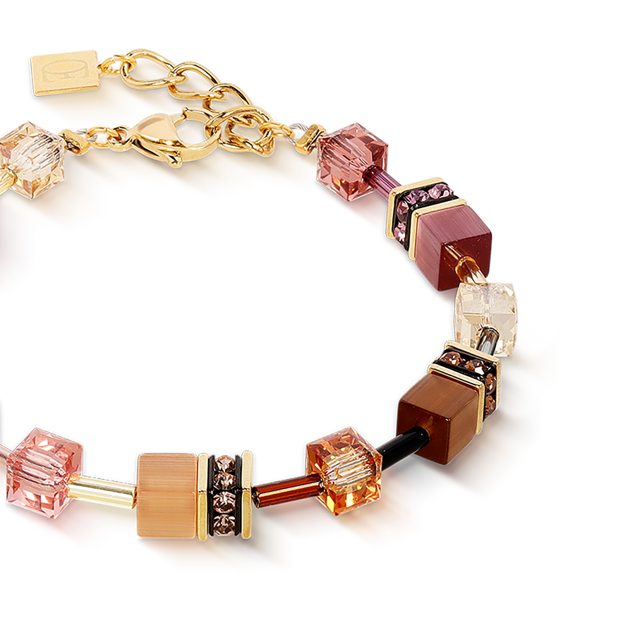 GeoCUBE® Iconic Armband golden Blush