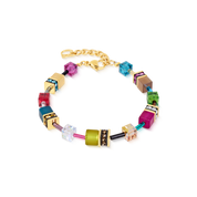GeoCUBE® Iconic Armband Multicolor Joy gold von COEUR DE LION