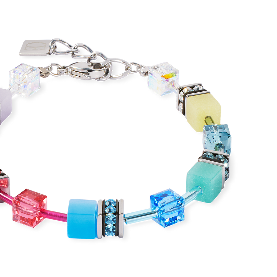 GeoCUBE® Iconic Armband Magic silber