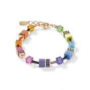 GeoCUBE® Armband multicolor rainbow gold von COEUR DE LION