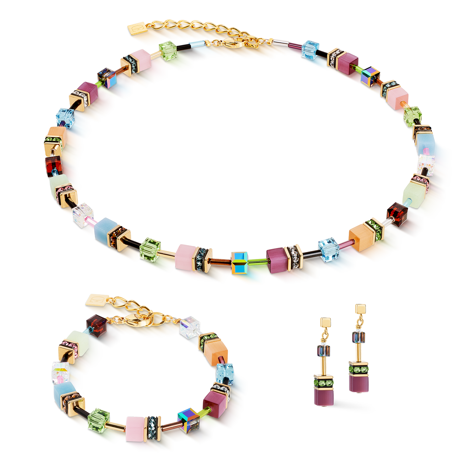 GeoCUBE® Iconic Armband Art Nouveau gold