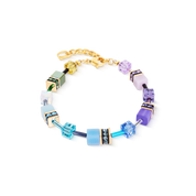 GeoCUBE® Iconic Armband Multicolor Boho gold von COEUR DE LION