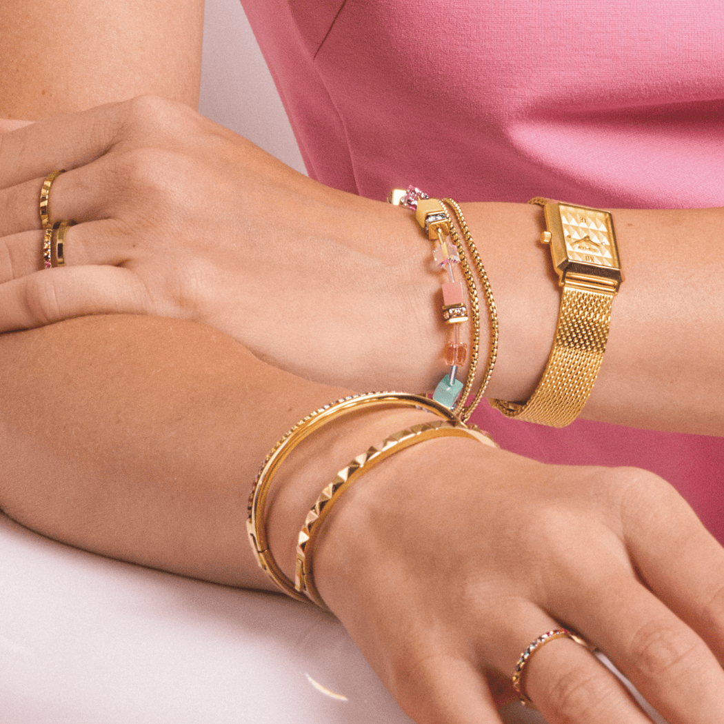 GeoCUBE® Iconic Armband Spicy Sweetness von COEUR DE LION – am Modell getragen