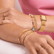 GeoCUBE® Iconic Armband Spicy Sweetness von COEUR DE LION – am Modell getragen