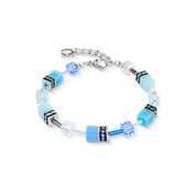 GeoCUBE® Iconic Armband aqua-blau von COEUR DE LION