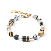GEOCUBE® Armband grau-gold von COEUR DE LION