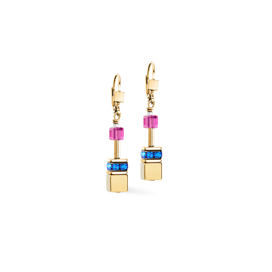 GeoCUBE® Iconic Metallic Ohrringe Rainbow gold
