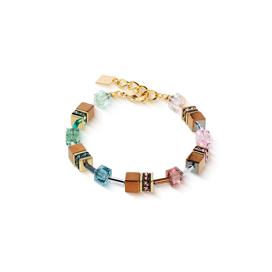 GeoCUBE® Iconic Metallic Armband Art Nouveau gold