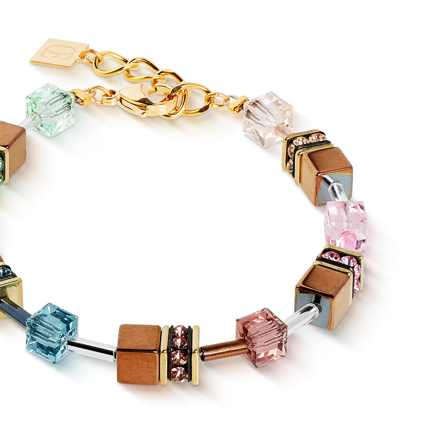 GeoCUBE® Iconic Metallic Armband Art Nouveau gold