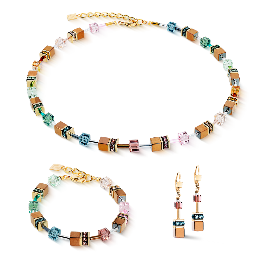 GeoCUBE® Iconic Metallic Armband Art Nouveau gold