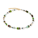 GeoCUBE® Precious Motion Halskette Forest Light gold