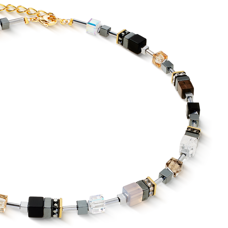 GeoCUBE® Precious Motion Halskette Stone Whisper gold