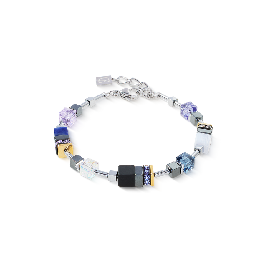 GeoCUBE® Precious Motion Armband Blue Moon Bicolor