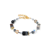 GeoCUBE® Precious Motion Armband Stone Whisper gold