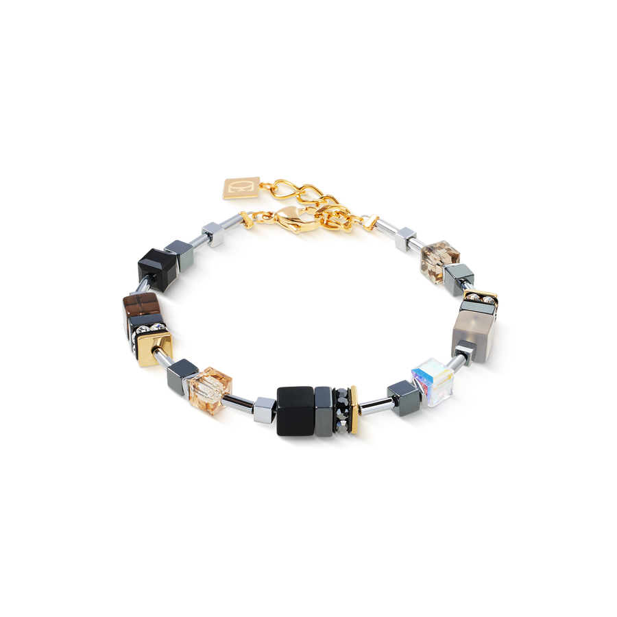 GeoCUBE® Precious Motion Armband Stone Whisper gold