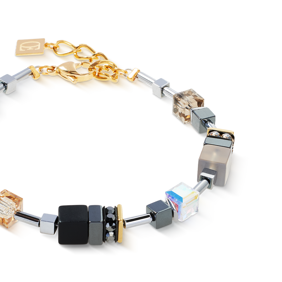 GeoCUBE® Precious Motion Armband Stone Whisper gold