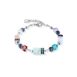 GeoCUBE® Precious Motion Armband Sorbet silber