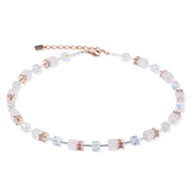 GeoCUBE® Iconic Nature Halskette roségold-weiß von COEUR DE LION