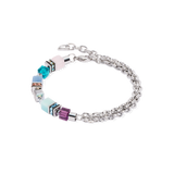 GeoCUBE® Fusion Summer Armband silber-couture
