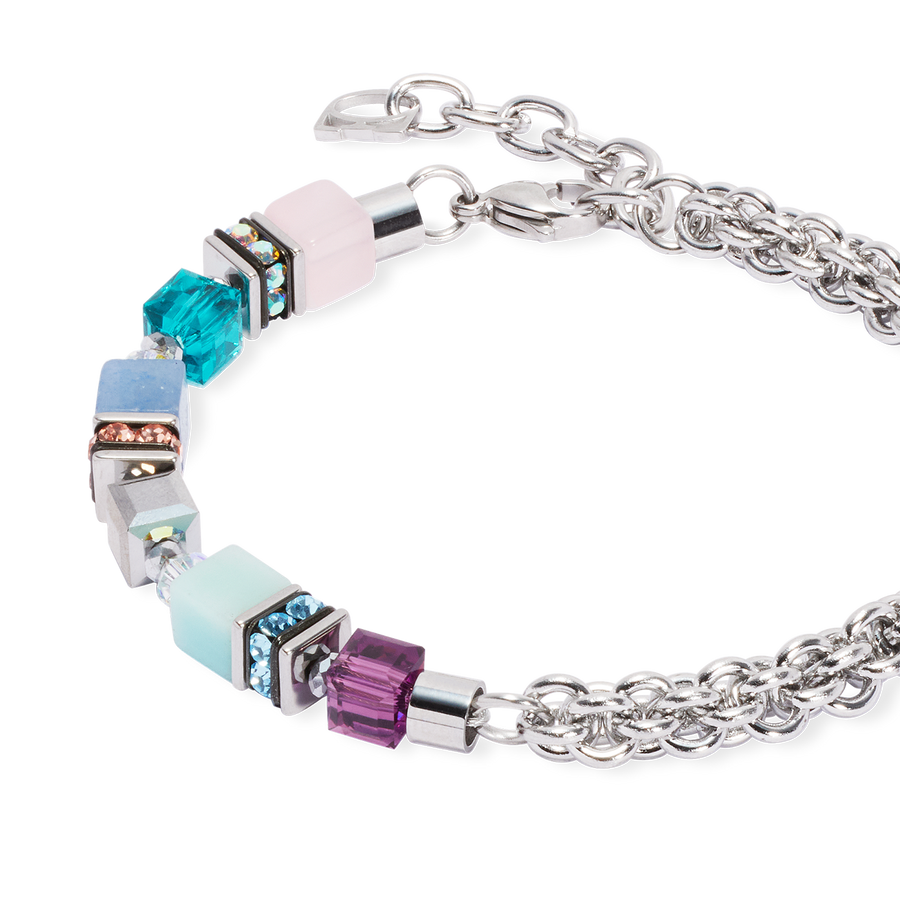 GeoCUBE® Fusion Summer Armband silber-couture