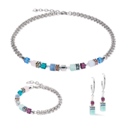 GeoCUBE® Fusion Summer Armband silber-couture von COEUR DE LION – im Set mit passenden Schmuckstücken