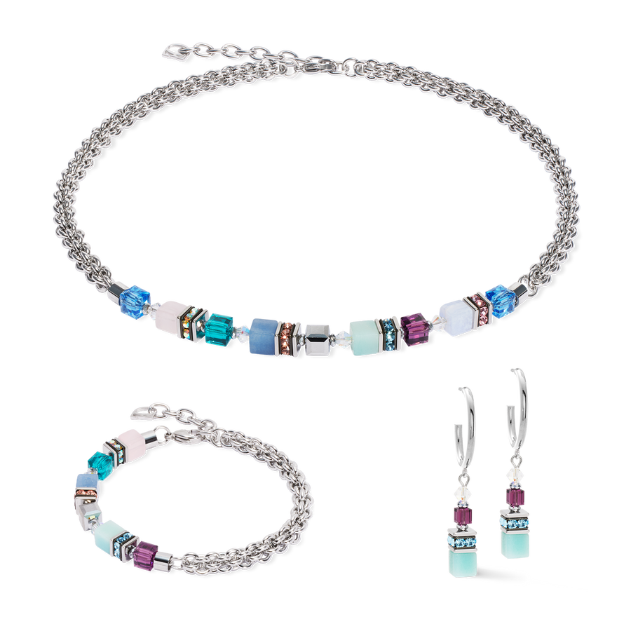 GeoCUBE® Fusion Summer Armband silber-couture