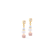 Ohrringe Cube Nexus gold-pastell von COEUR DE LION