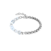 Armband Cube Nexus silber-weiß von COEUR DE LION