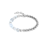 Armband Cube Nexus silber-weiß