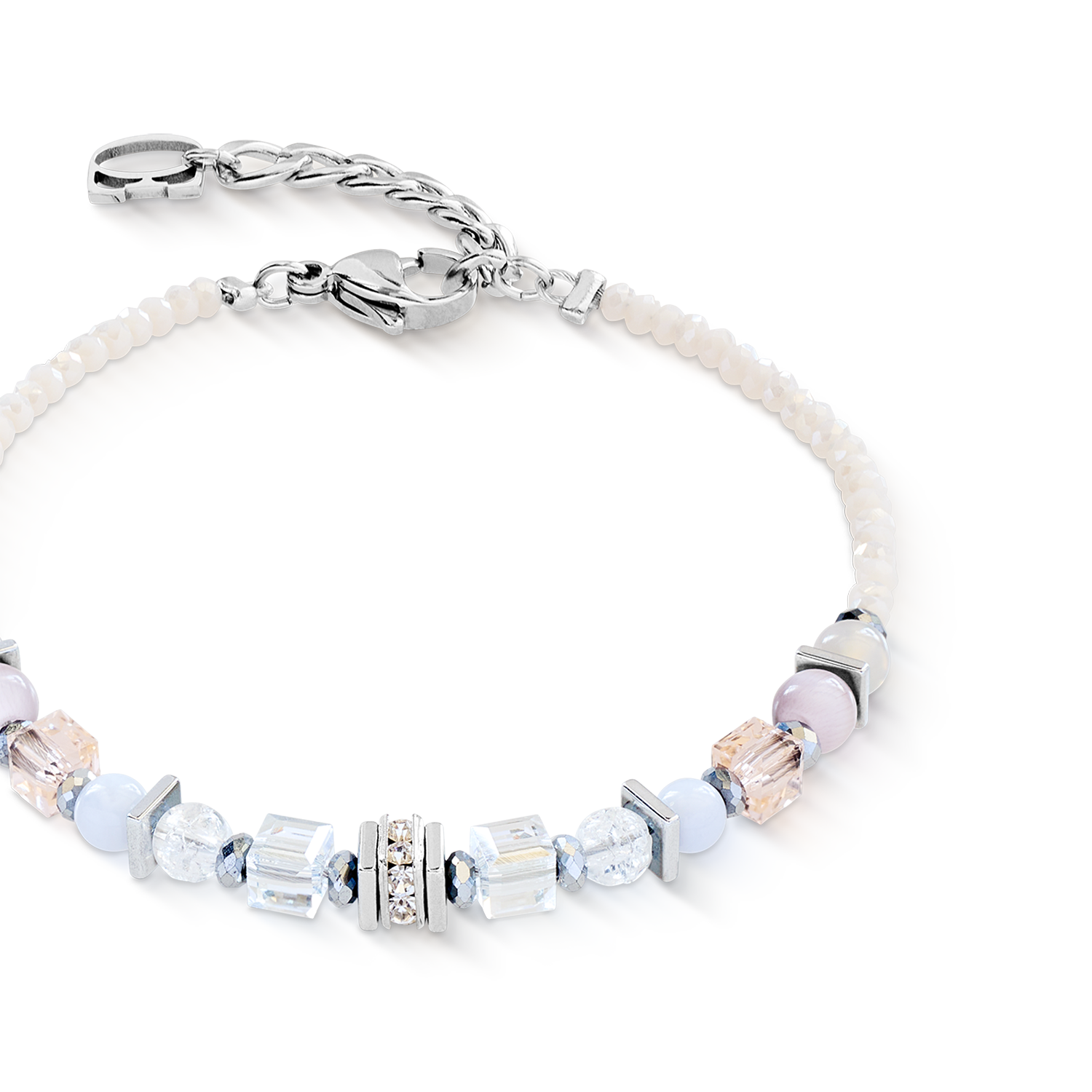Armband Shape Mix Nexus silber-pastell