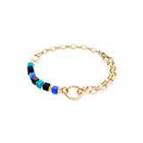 Armband Cube Mosaic Lagoon gold