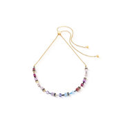 GeoCUBE® Iconic Chain Halskette Mystic Orchid gold von COEUR DE LION