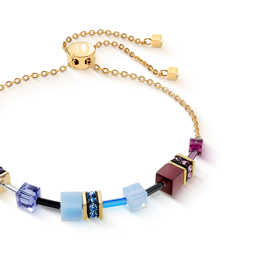 GeoCUBE® Iconic Chain Armband Mystic Orchid gold