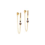 Ohrringe Slider Earth gold von COEUR DE LION