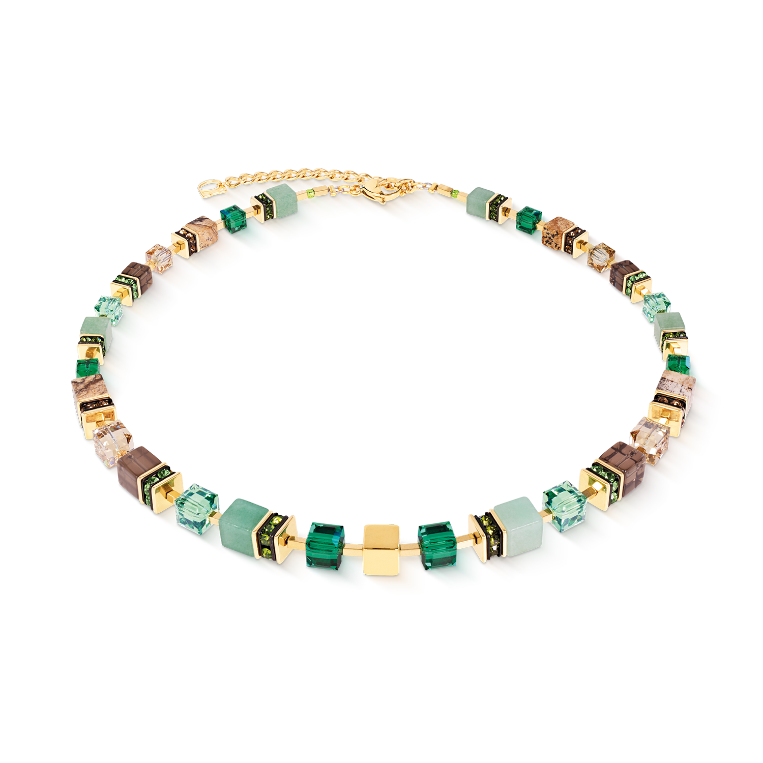 GeoCUBE® Precious Statement Halskette Emerald Garden